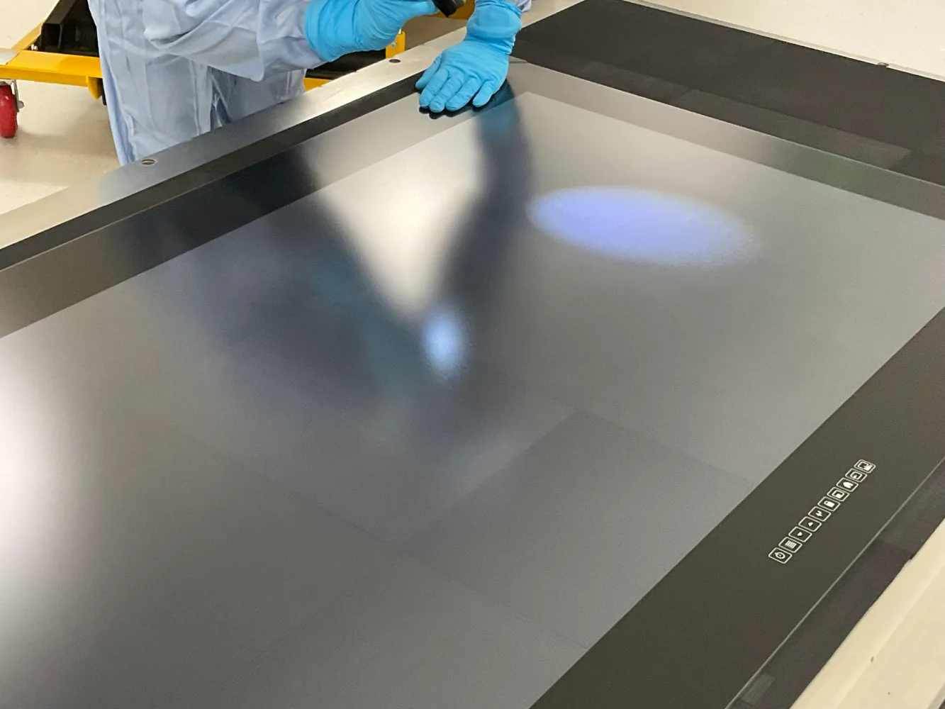 Touch lamination / cleanroom